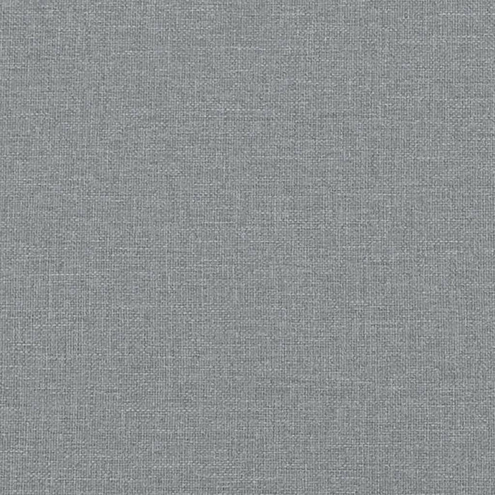 Tagesbett Ausziehbar Hellgrau 80x200 cm Stoff