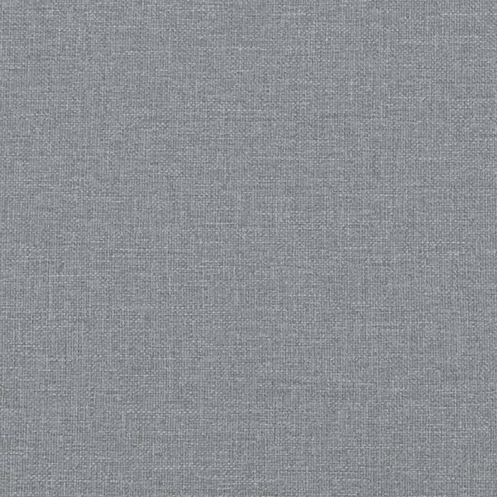 Tagesbett Ausziehbar mit Matratze Hellgrau 90x200 cm Stoff