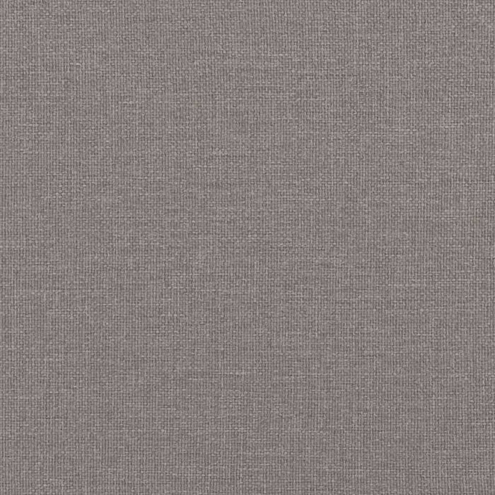 Tagesbett Ausziehbar mit Matratzen Taupe 90x200 cm Stoff