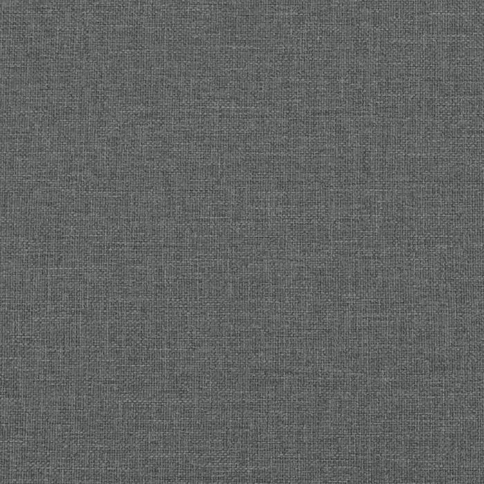 Tagesbett Ausziehbar mit Schubladen Dunkelgrau 90x190 cm Stoff