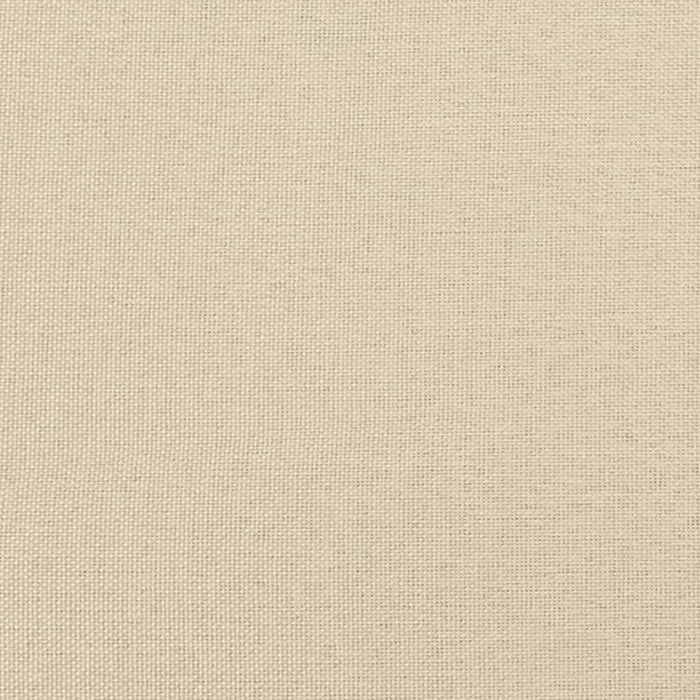 Tagesbett Ausziehbar Creme 90x200 cm Stoff