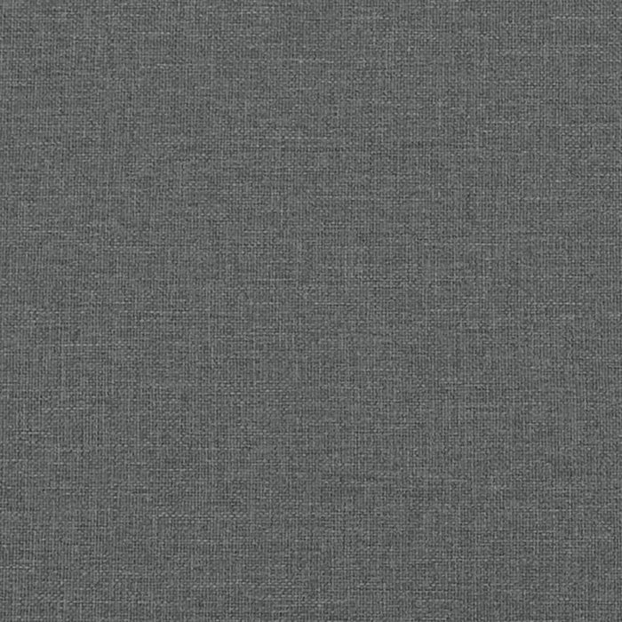 Tagesbett Ausziehbar Dunkelgrau 90x190 cm Stoff