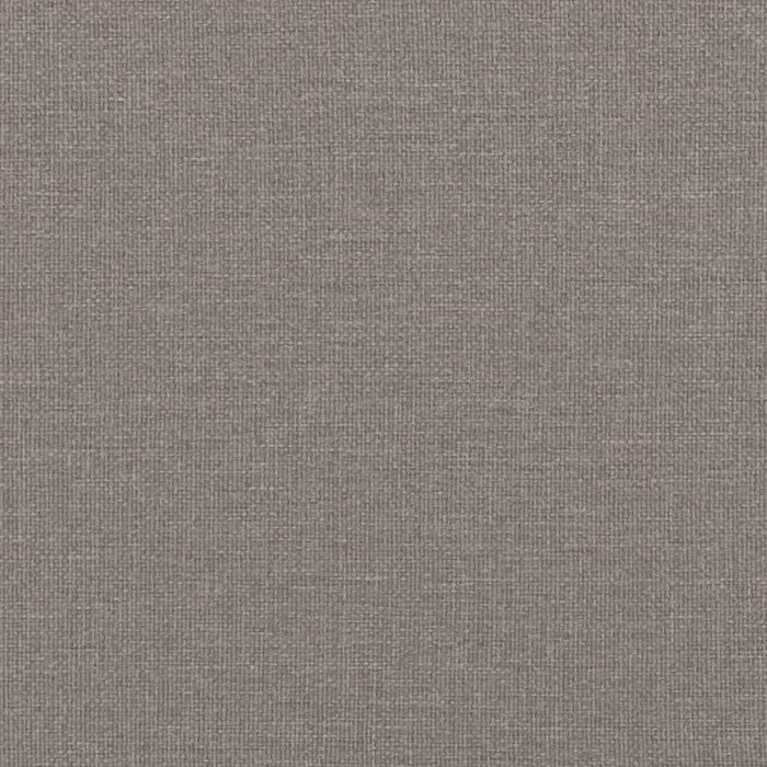 Tagesbett Ausziehbar mit Matratzen Taupe 90x200 cm Stoff
