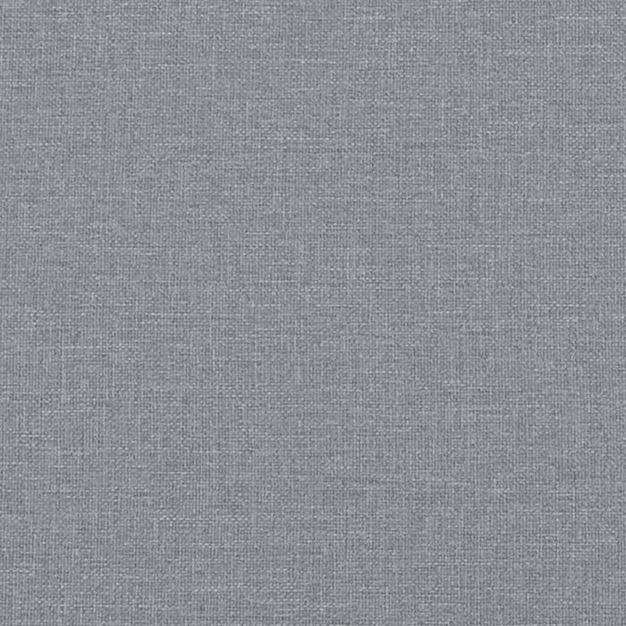 Tagesbett Ausziehbar mit Schubladen Hellgrau 80x200 cm Stoff