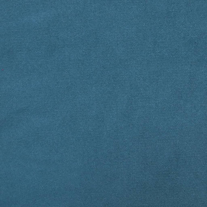 Tagesbett mit Matratze Blau 100x200 cm Samt