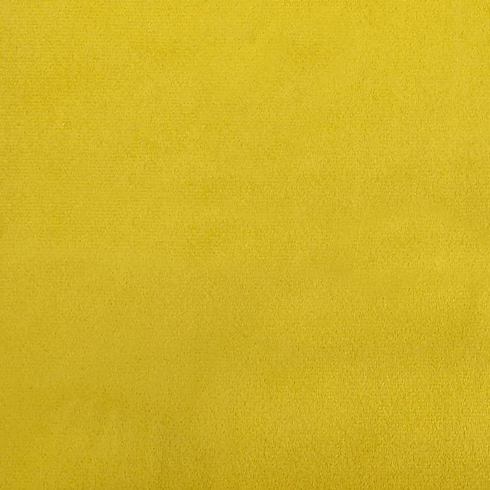 Tagesbett Ausziehbar mit Matratzen Gelb 80x200 cm Samt