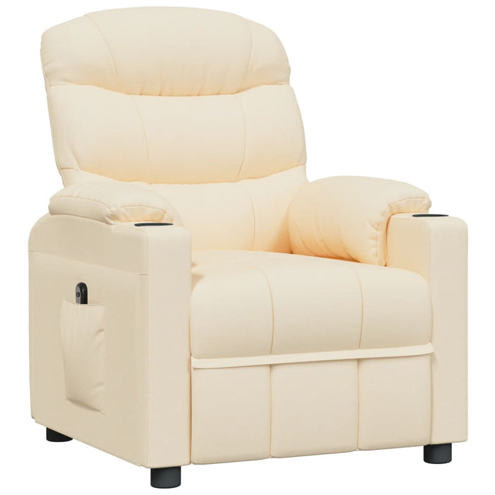 Relaxsessel Elektrisch Creme Stoff