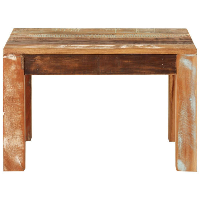 Coffee table 55x55x35 cm reclaimed solid wood