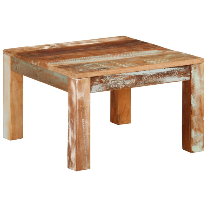 Coffee table 55x55x35 cm reclaimed solid wood