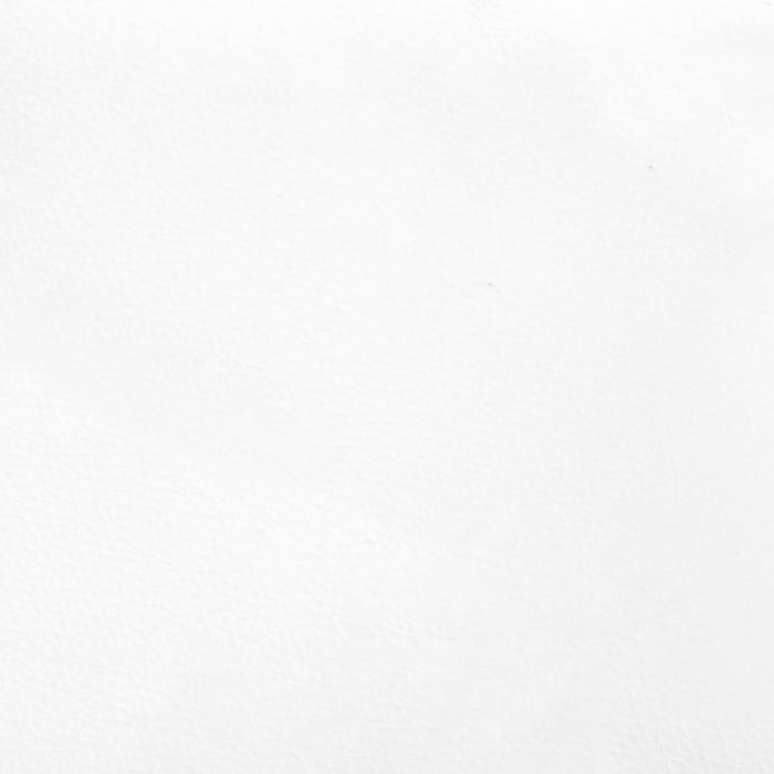 Boxspringbett mit Matratze Weiß 140x190 cm Kunstleder