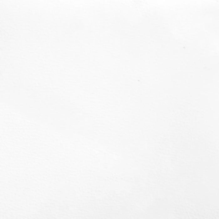 Boxspringbett mit Matratze Weiß 180x200 cm Kunstleder