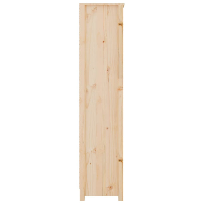 Bücherregal 80x35x154 cm Massivholz Kiefer