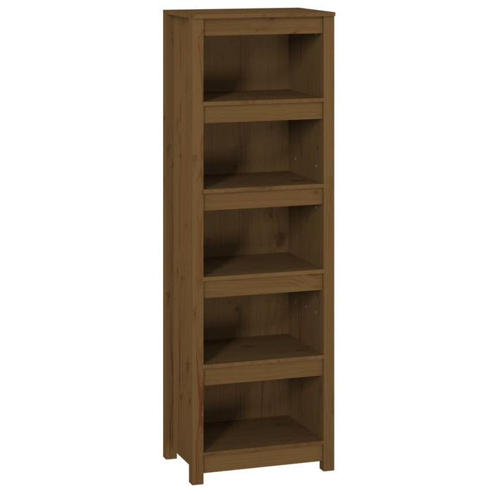 Bookcase honey brown 50x35x154 cm solid pine wood