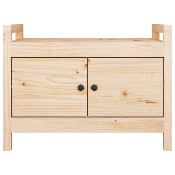 Hall bench 80x40x60 cm solid pine wood