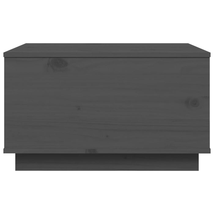 Couchtisch Grau 60x50x35 cm Massivholz Kiefer