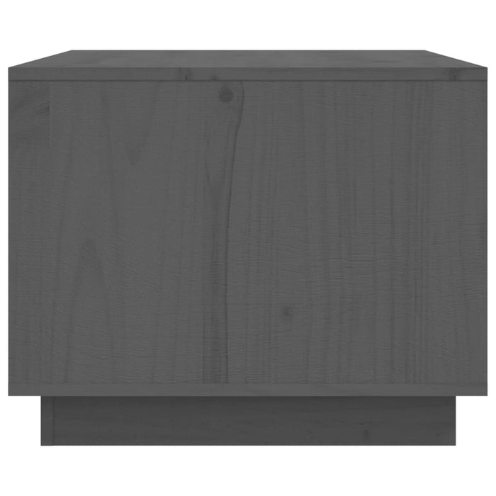 Couchtisch Grau 80x50x40 cm Massivholz Kiefer