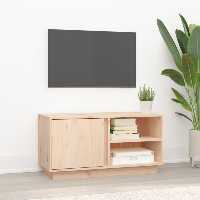 TV cabinet 80x35x40.5 cm solid pine wood