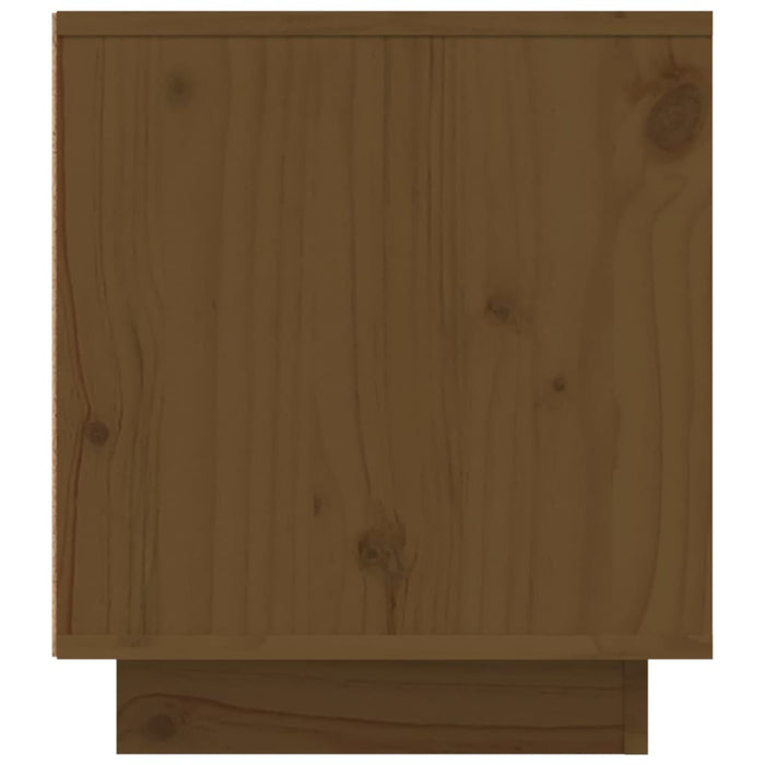 TV-Schrank Honigbraun 110x35x40,5 cm Massivholz Kiefer