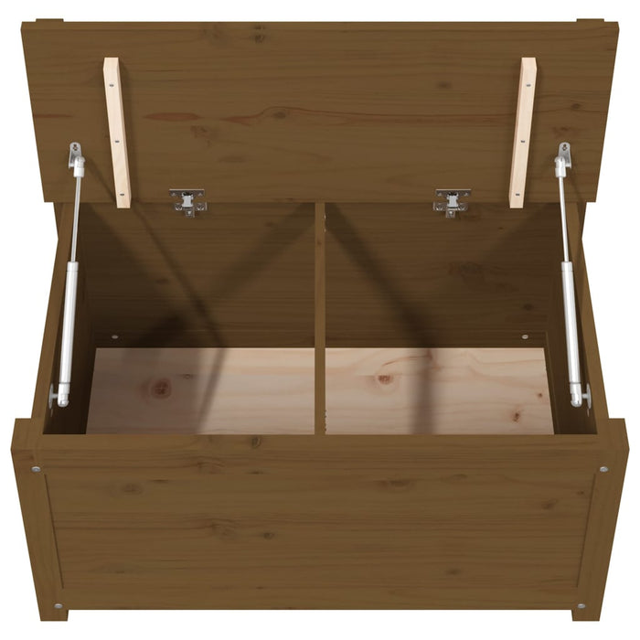 Sitzbank Honigbraun 80x41x77 cm Massivholz Kiefer