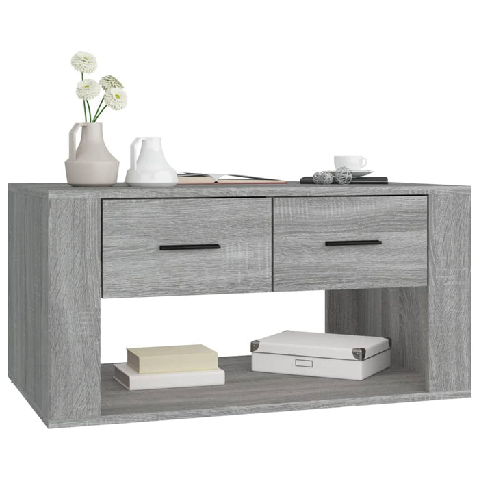 Couchtisch Grau Sonoma 80x50x40 cm Holzwerkstoff