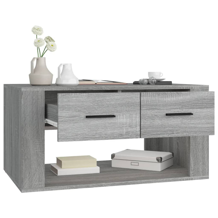 Couchtisch Grau Sonoma 80x50x40 cm Holzwerkstoff