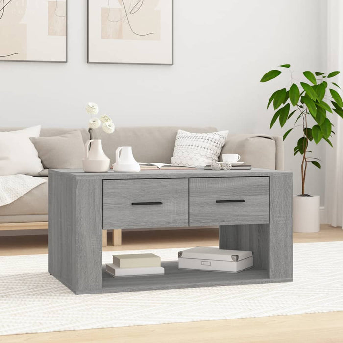 Couchtisch Grau Sonoma 80x50x40 cm Holzwerkstoff