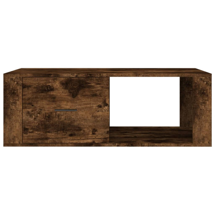 Coffee table smoked oak 100x50.5x35 cm wood material