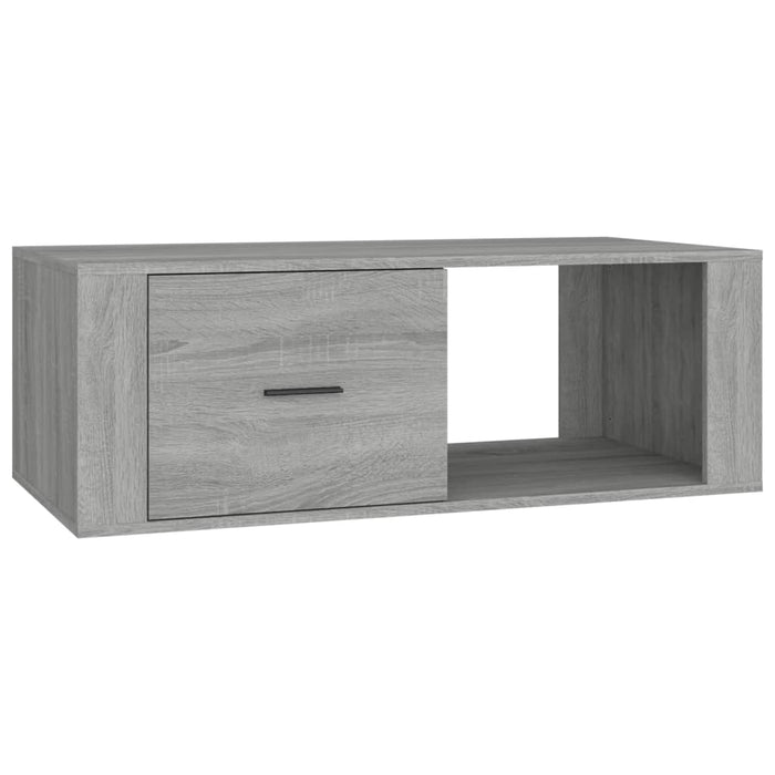 Coffee table gray Sonoma 100x50.5x35 cm made of wood