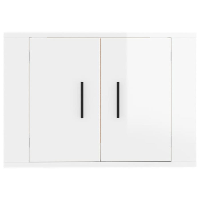 TV-Wandschrank Hochglanz-Weiß 57x34,5x40 cm