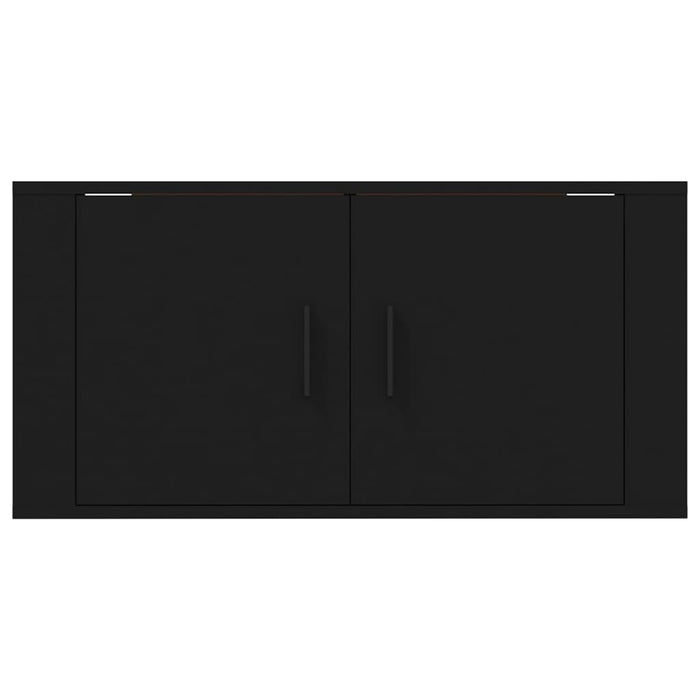 TV-Wandschrank Schwarz 80x34,5x40 cm