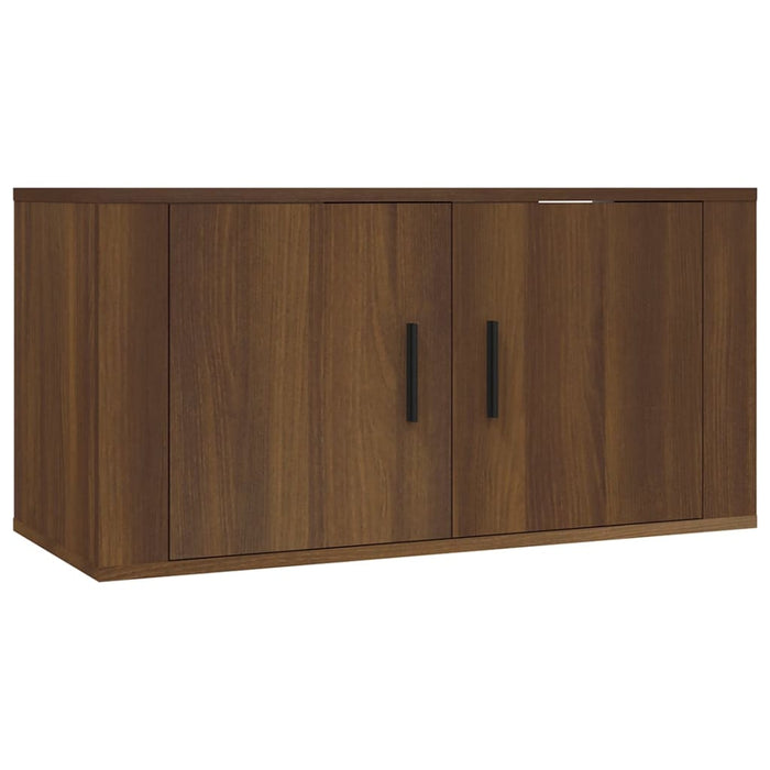 TV-Wandschrank Braun Eichen-Optik 80x34,5x40 cm