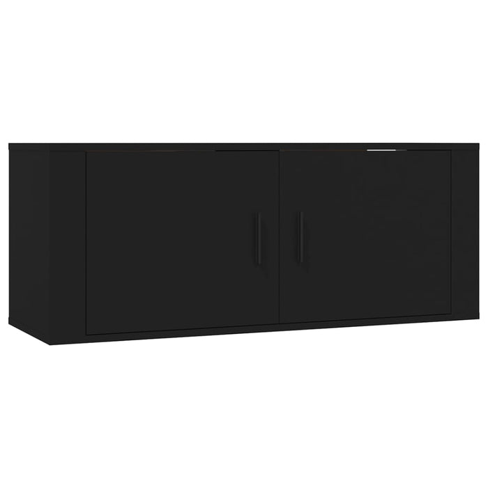 TV-Wandschrank Schwarz 100x34,5x40 cm