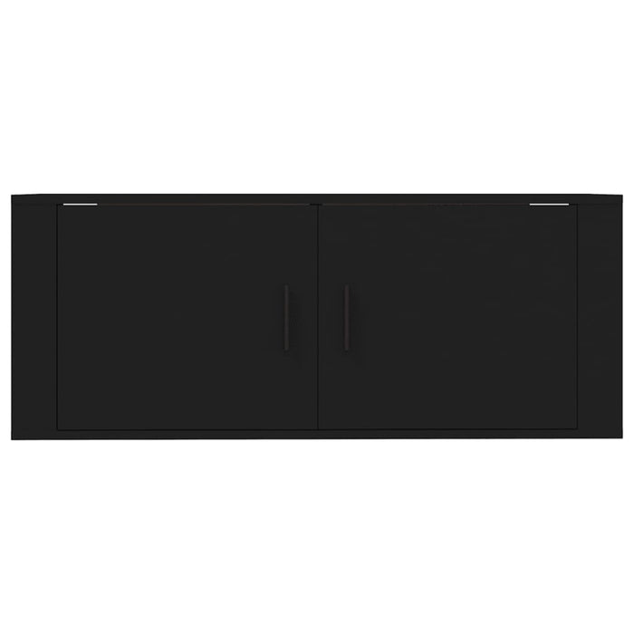 TV-Wandschrank Schwarz 100x34,5x40 cm