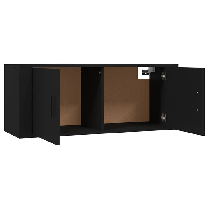 TV-Wandschrank Schwarz 100x34,5x40 cm
