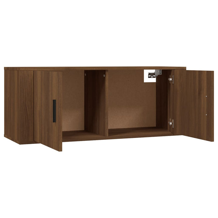 TV-Wandschrank Braun Eichen-Optik 100x34,5x40 cm