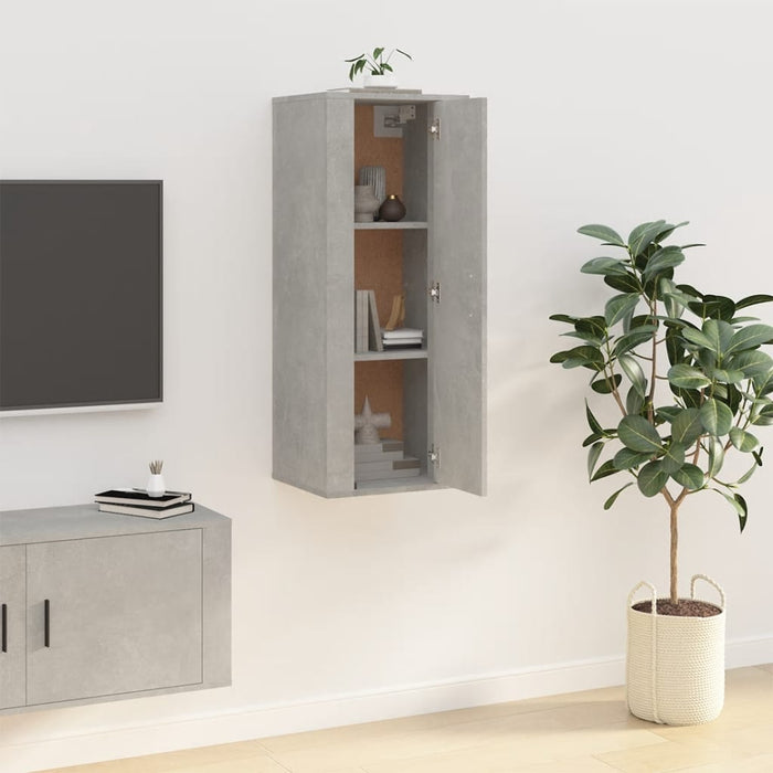 TV-Wandschrank Betongrau 40x34,5x100 cm