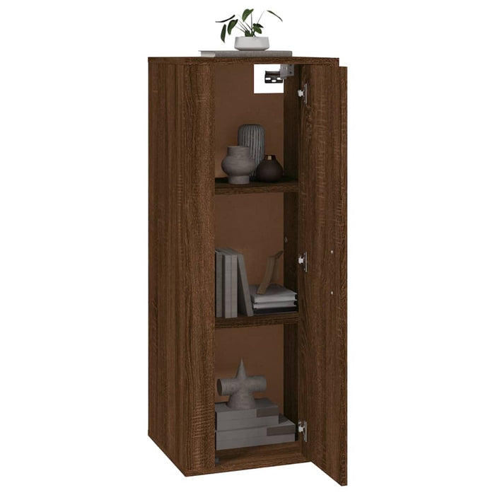 TV-Wandschrank Braun Eichen-Optik 40x34,5x100 cm