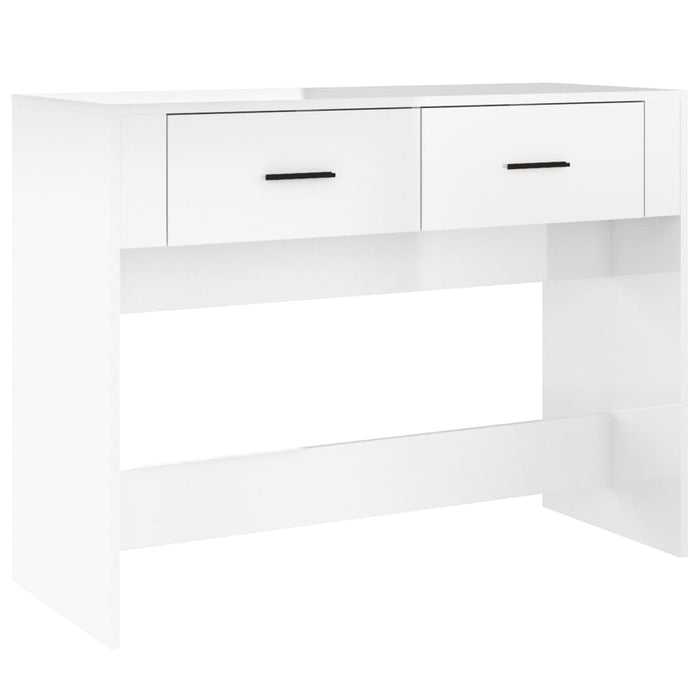 Konsolentisch Hochglanz-Weiß 100x39x75 cm Holzwerkstoff