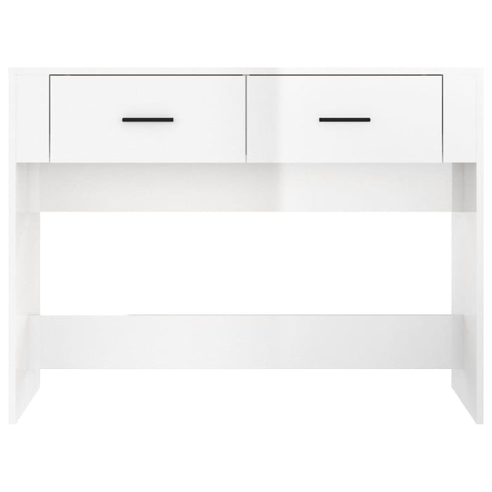 Konsolentisch Hochglanz-Weiß 100x39x75 cm Holzwerkstoff