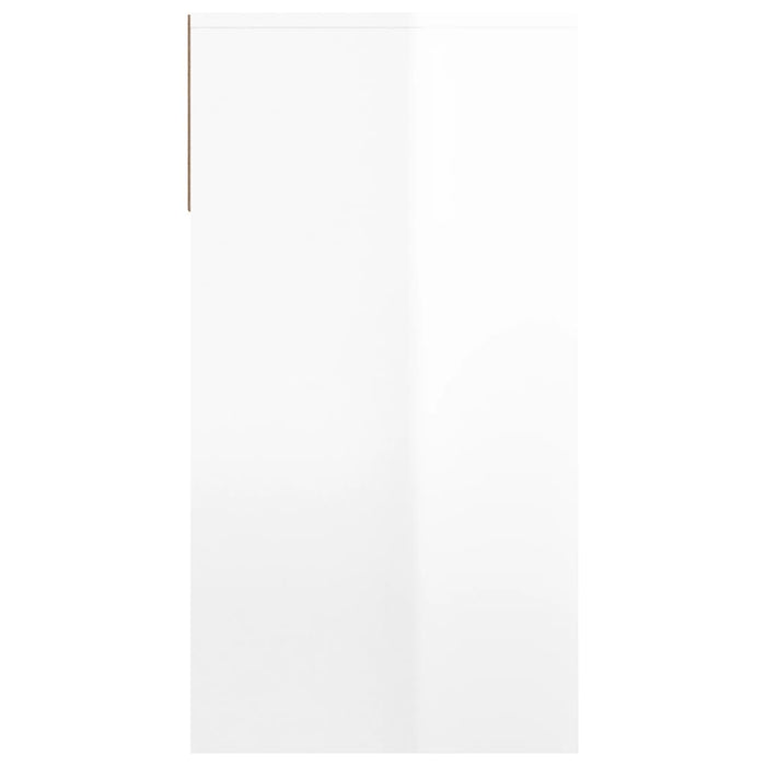 Konsolentisch Hochglanz-Weiß 100x39x75 cm Holzwerkstoff