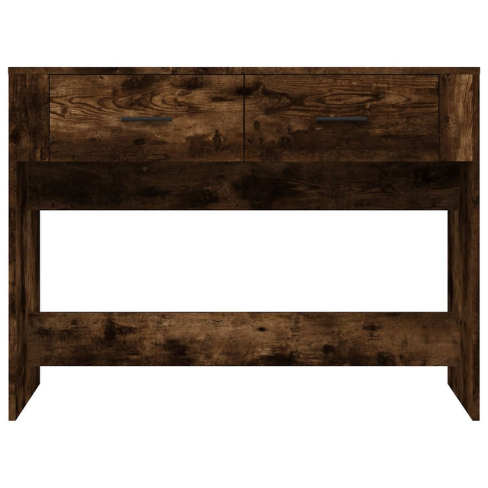 Konsolentisch Räuchereiche 100x39x75 cm Holzwerkstoff