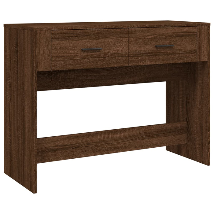 Konsolentisch Braun Eichen-Optik 100x39x75 cm Holzwerkstoff