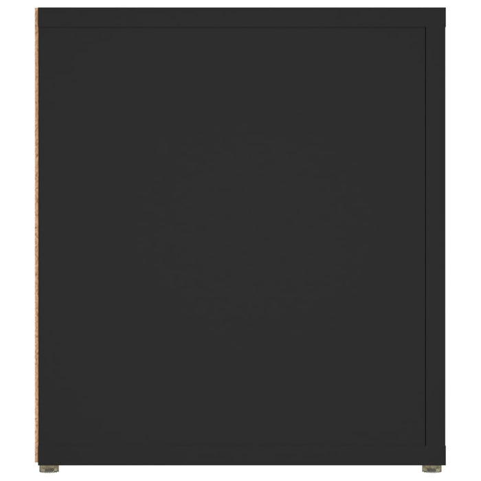 TV-Schränke 2 Stk. Schwarz 80x31,5x36 cm Holzwerkstoff