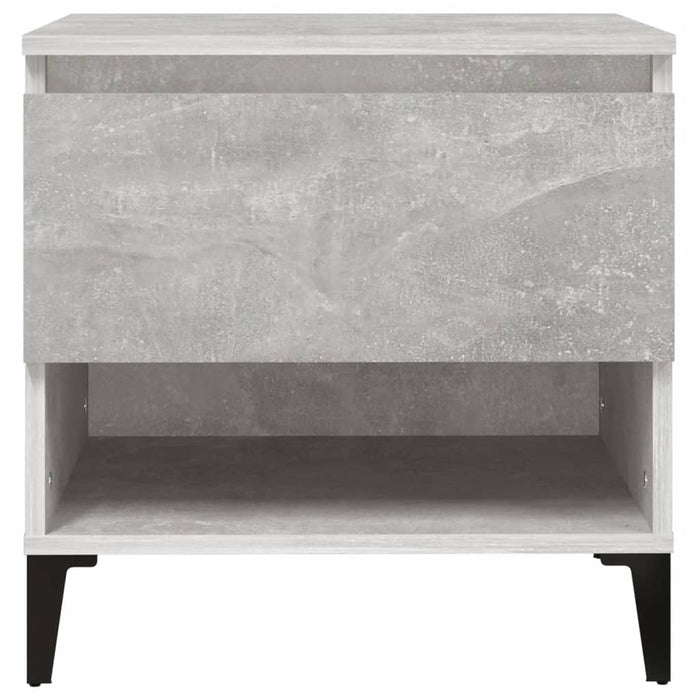 Side table concrete gray 50x46x50 cm made of wood