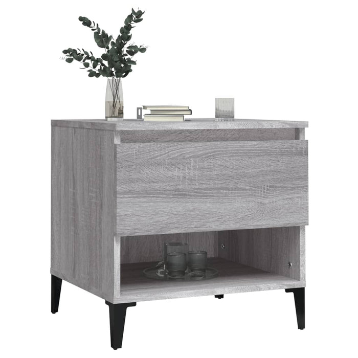 Side tables 2 pcs. Gray Sonoma 50x46x50 cm wood material