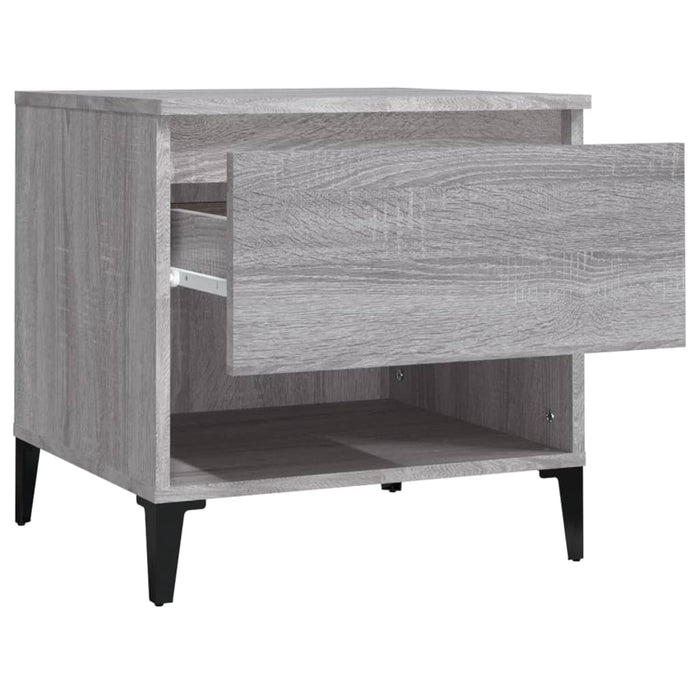 Side tables 2 pcs. Gray Sonoma 50x46x50 cm wood material
