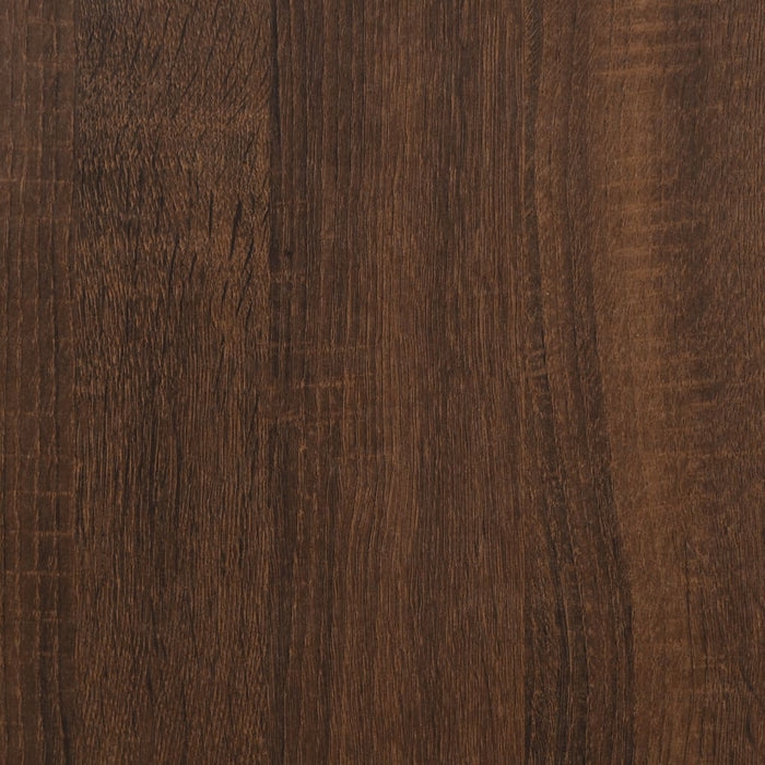 Side table brown oak look 50x46x50 cm made of wood