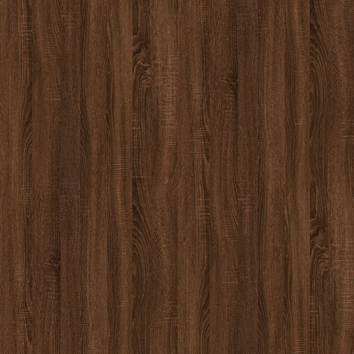 Coffee table brown oak look 60x44.5x45 cm made of wood