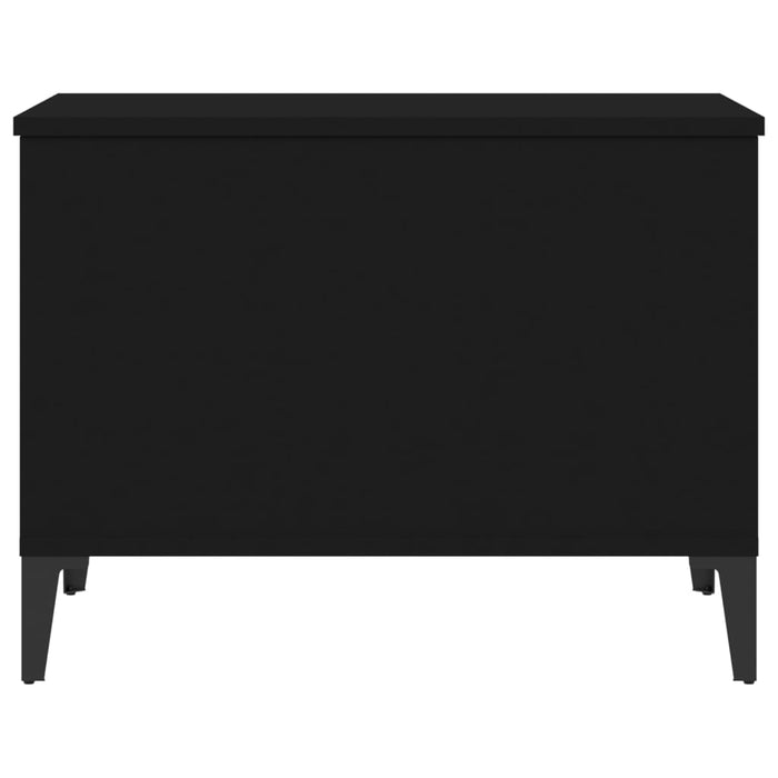 Couchtisch Schwarz 60x44,5x45 cm Holzwerkstoff