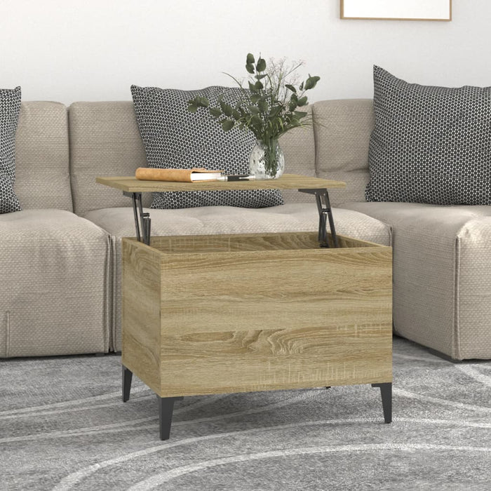 Coffee table Sonoma oak 60x44.5x45 cm wood material